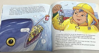 画像2: The Magic School Bus Gets Eaten◇ソフトカバー絵本 マジックスクール 食物連鎖のサイエンスストーリー