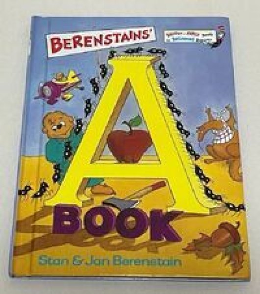 画像1: Berenstains' A Book(ベア・ファミリーシリーズ）◇絶版  単語を学べる30年前の英語絵本 (1)