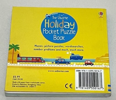 画像3: Holiday Pocket Puzzle Book◇100ページ以上詰まったポケットサイズのパズルブック