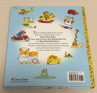 画像3: Richard Scarry's Biggest, Busiest Storybook Ever◇ リチャード・スキャリーが書いた絵本3冊が収録されている大型本