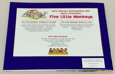 画像3: Five Little Monkeys Wash the Car◇大人気シリーズ 5匹のおさるが登場するお話