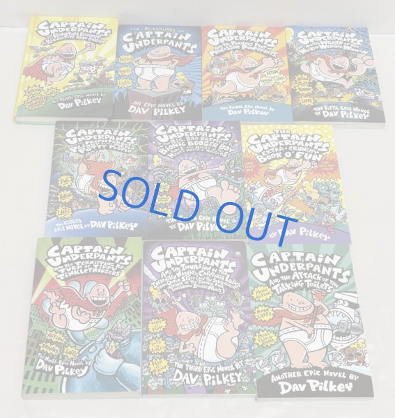 画像1: Captain Underpants 10冊◇キャプテン・アンダーパンツ シリーズ (1)