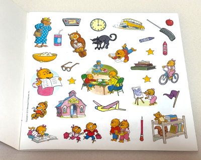 画像1: The Berenstain Bears and the Homework Hassle ステッカー付◇バーンスタインベアーズシリーズの絵本 個人の責任と学校の大切さを教える絵本