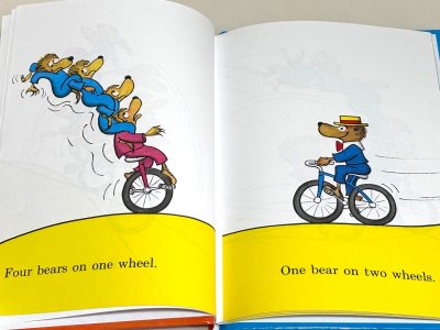 画像1: Bears on Wheels ◇たし算とひき算を楽しく知ることができるドクター・スースの絵本