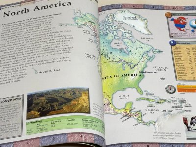 画像2: Scholastic Atlas of the World◇世界中の地理に関する事実と統計が載っている本