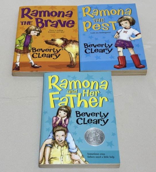 画像1: Ramona（ラモーナ）シリーズ3冊セット◇いたずらで個性的な少女クインビーの視点で、日常の出来事や家族との関係、学校でのエピソードが描かれています (1)