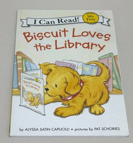 画像1: 【英語絵本】Biscuit Loves the Library（ビスケット）｜図書館で読み聞かせ＆パペットショー！子犬と楽しむ英語リズム絵本 (1)