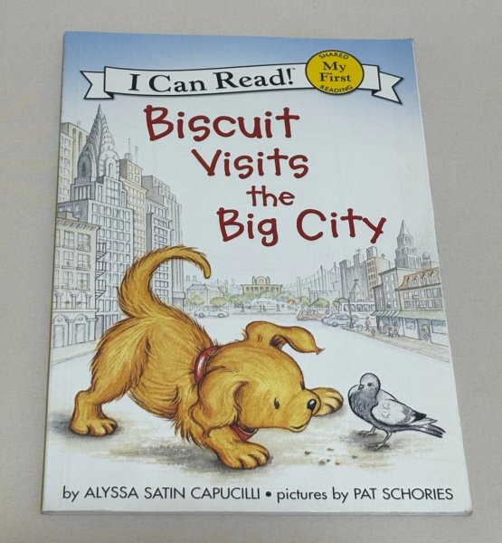 画像1: 【英語絵本】Biscuit Visits the Big City（ビスケット）｜都会を探検！鳩を追いかける子犬の冒険英語絵本 (1)